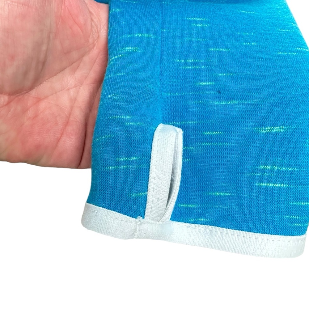 Nike Bright Blue Pullover Hoodie with White Accents - Picture 5 of 10
